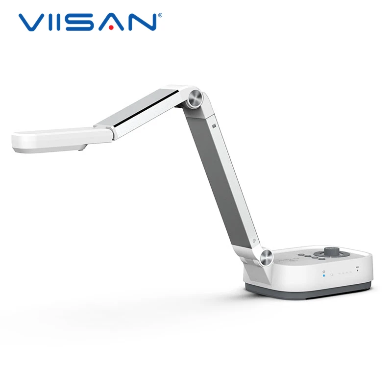 VIISAN P4H 2-IN-1 Document Camera Webcam 4K 13MP A3-Size Built-in Micropho For Teachers Distance Teaching Learning Windows MacOS