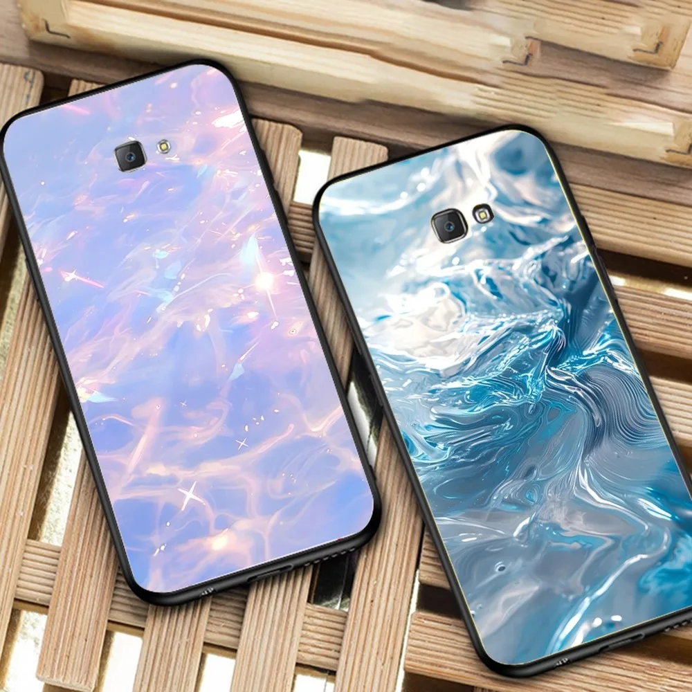 Aurora Water Ripple Phone Case For Samsung J 7 plus 7core J7 neo J6 prime J4 J5 Mobile Cover