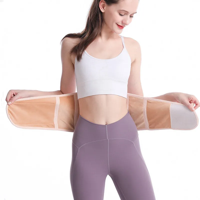 

Thicken Warm Waist Warmer Belts Gym Sports Back Supports For Women Men Cashmere Waist Trainer