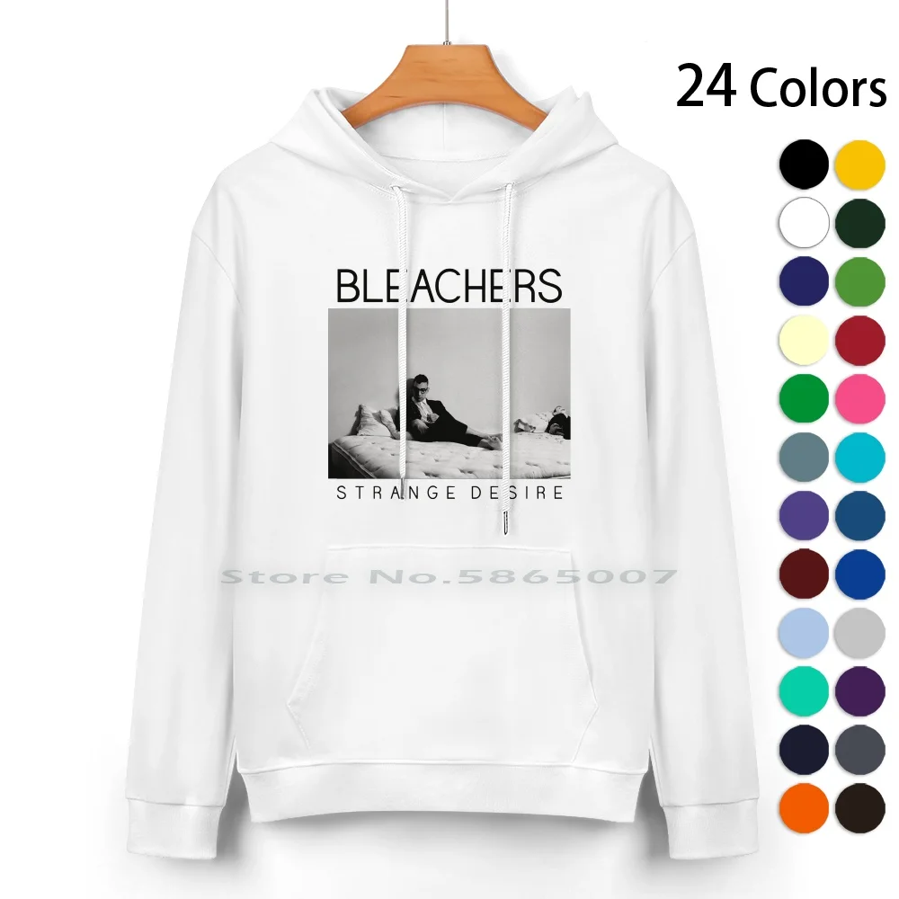 

Bleachers Indie Pop Officially Known Musician Record Produce Strange Desire Retro Wave Pure Cotton Hoodie Sweater 24 Colors