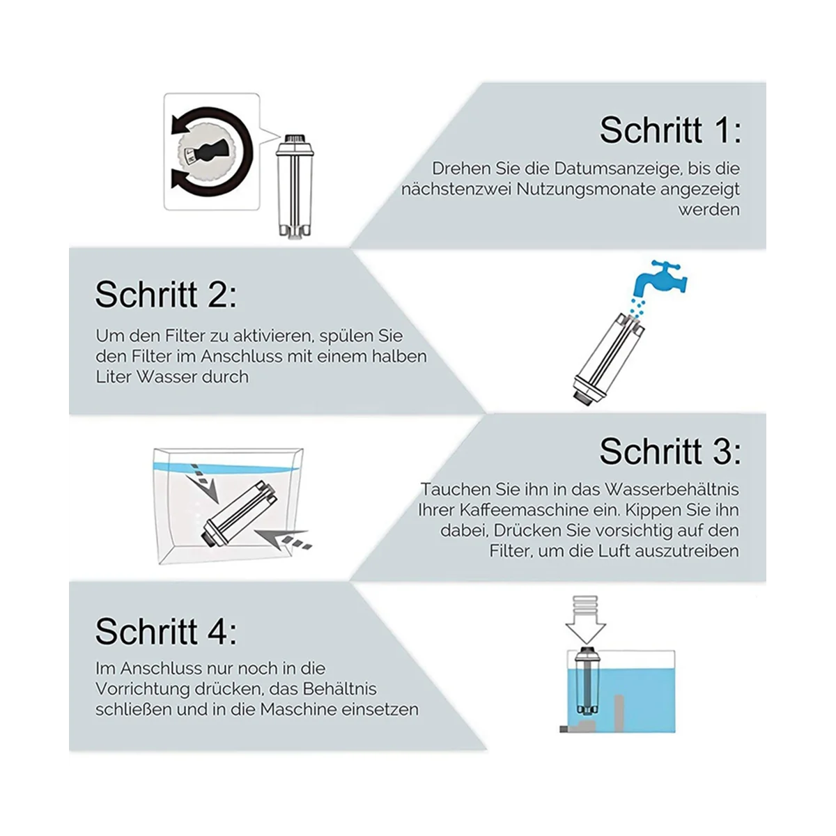Фильтр для воды эспрессо Krups Claris F088 1 шт.