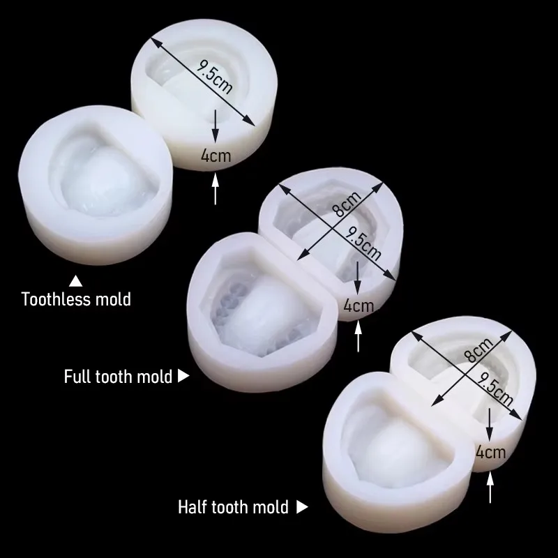 2 шт. стоматологическая силиконовая штукатурка модель полный блок полости основа