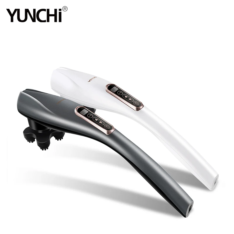 

Rechargeable Hand Held Deep Massager for Muscles Neck Cordless Electric Body Massage with Port Design Deep Tissue Back Massager