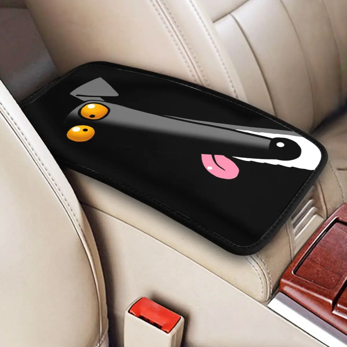 

Greyhound Car Armrest Box Pad Non-Slip Whippet Sighthound Dog Center Console Cover Mat Car Interior Cushion Storage Box Pad