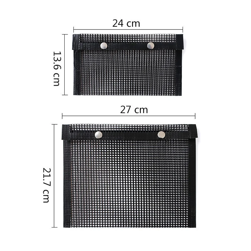 

Non-Stick Grilling Mesh Bag Reusable BBQ Net Bake Bag High Temperature Resistant Barbecue Bag For Electric Gas Charcoal Grill