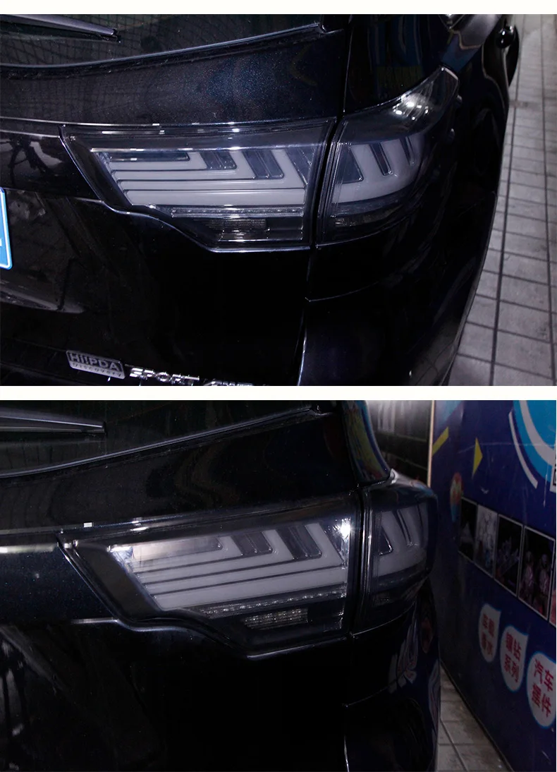 Автомобильный задний фонарь светодиодный стоп-сигнал левый и правый светильник