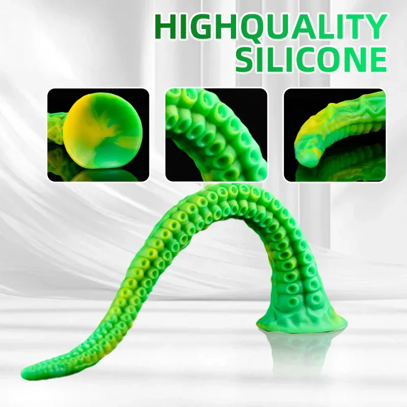 Цветной Осьминог сверхдлинный задний пробка для ануса плетка мужской женский SM