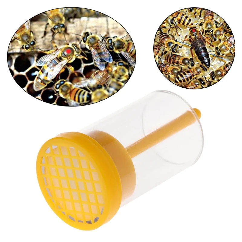 

1 шт., маркер для разведения пчелы в желтой пластиковой бутылке