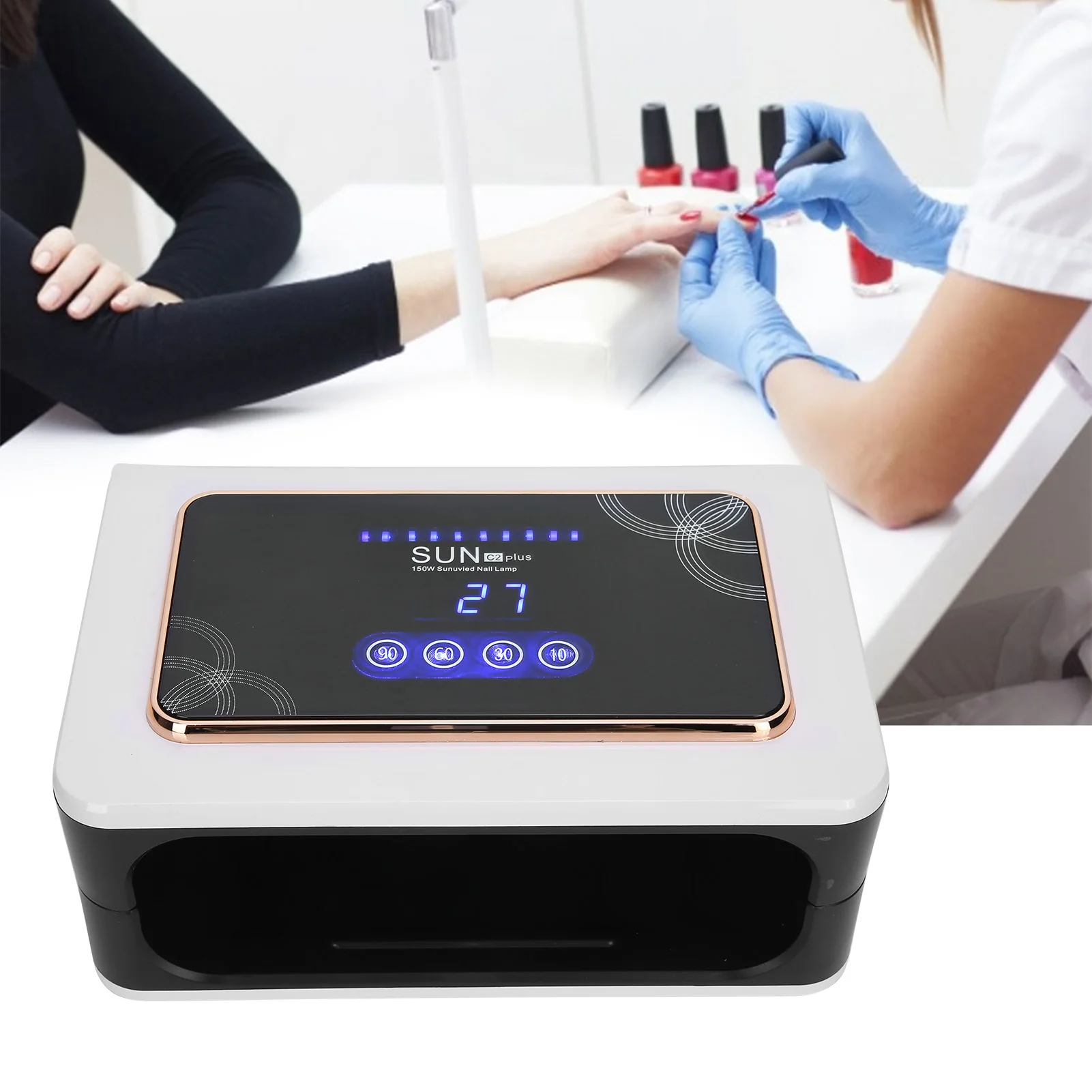 Professional LED UV Nail Dryer Lamp Timing Gel Polish Nail Curing Machine Nails Styling Equipment Manicure Salon Suppies