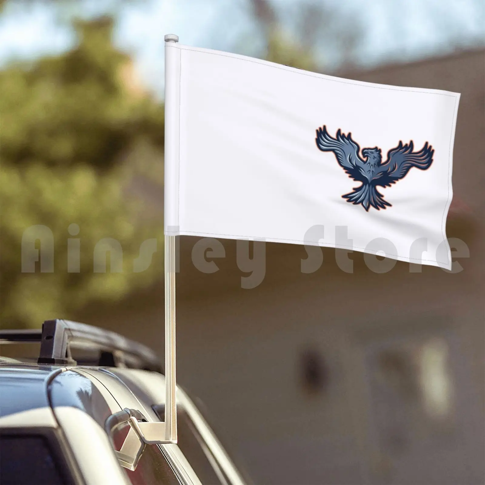 Eagle Spreads Outdoor Decor Flag Car Bird Birds Fly Eyes Feathers Hawk Quotesandfeelings | Flags