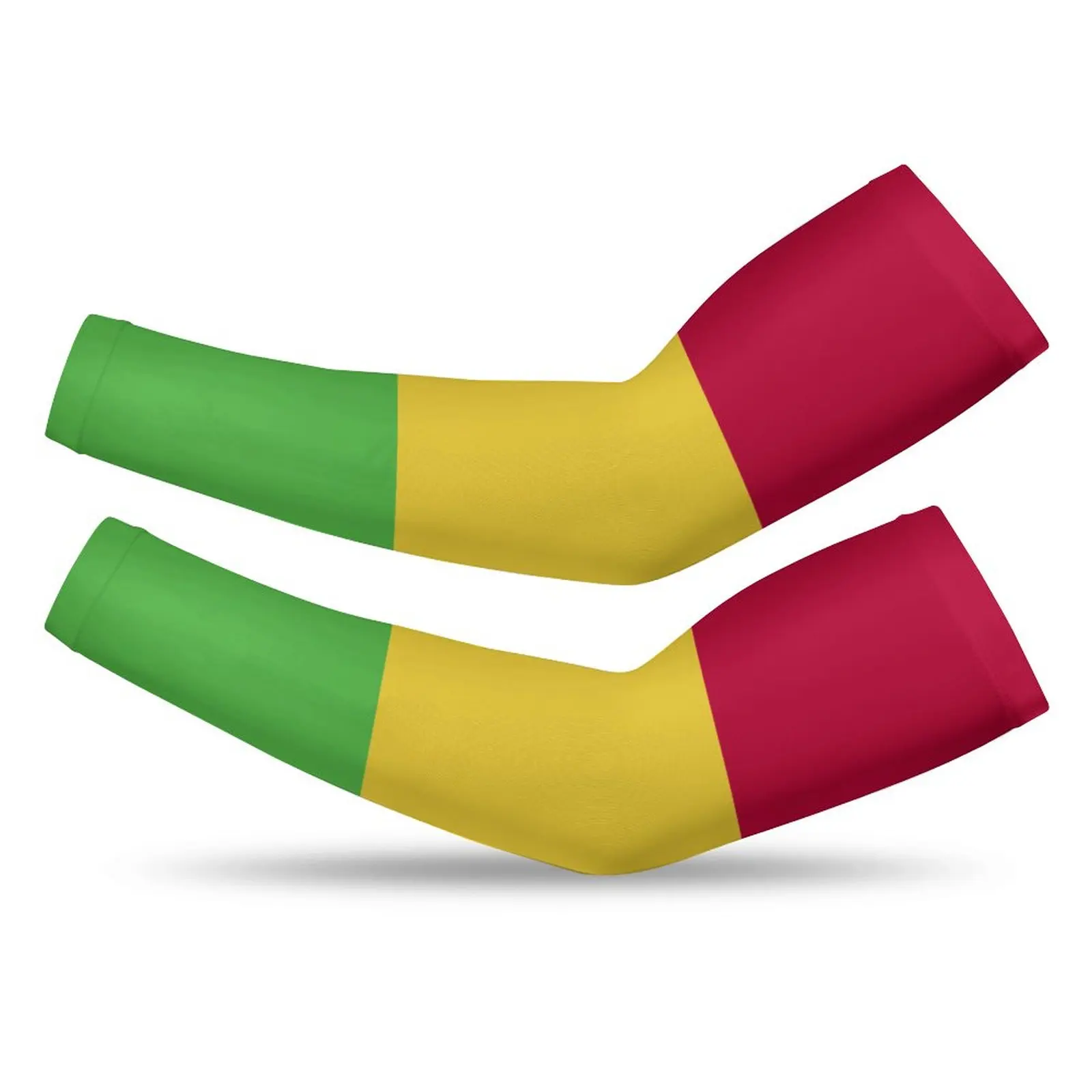 

Mali Country Flag Sun Protection Arm Sleeves for Men Women Cooling Ice Silk Compression Cover Shield For Sport
