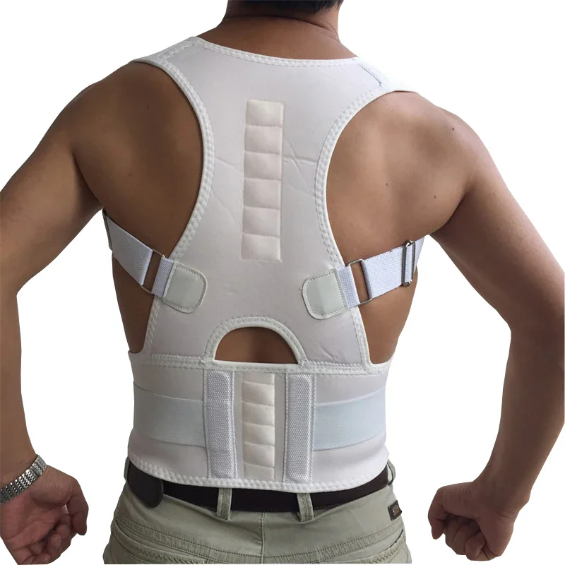 

Магнитный терапевтический Корсет для взрослых для спины, плеч, поясницы, Корректор осанки, бандаж для поддержки позвоночника, поддержка спины, коррекция осанки