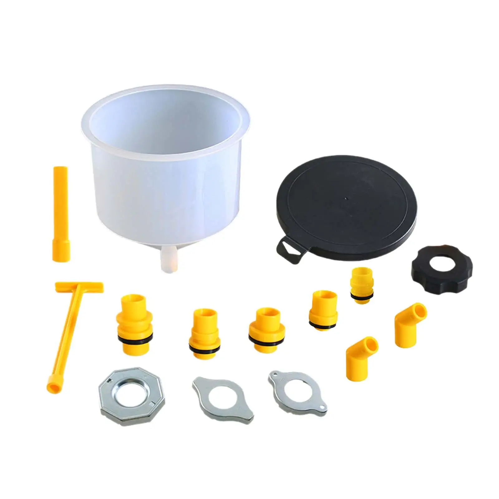 Набор универсальных воронок для охлаждающей жидкости без пролива 15 шт.