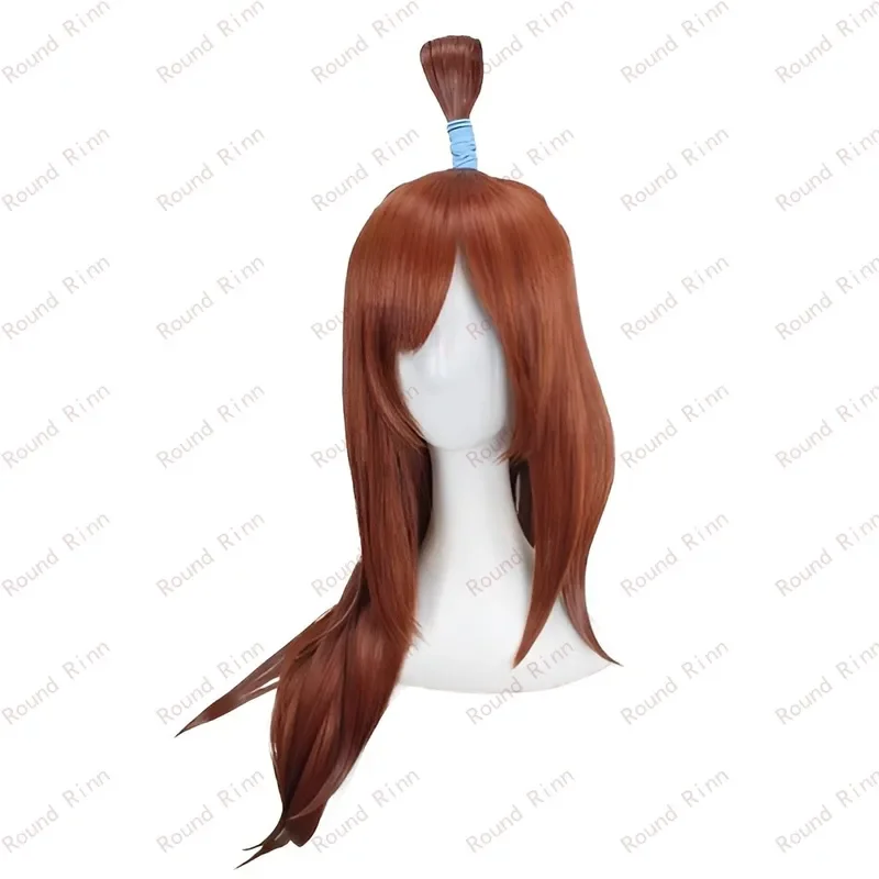 Пятая Mizukage Terumi Mei Косплей Костюм Головные Уборы Опора Парик Коричневые Супер