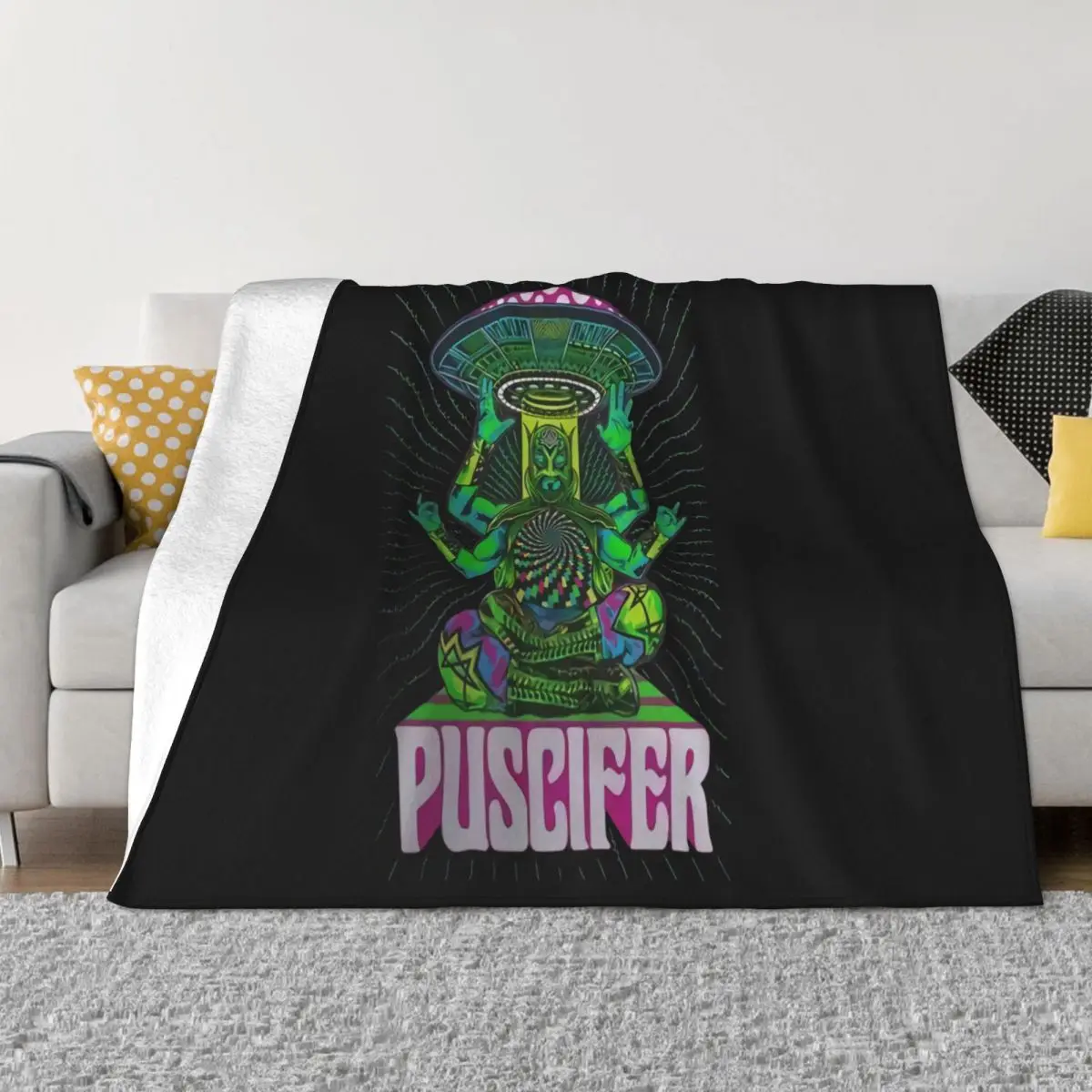 Новое популярное мужское черное одеяло Puscifer Band размер S 4XL забавное F705