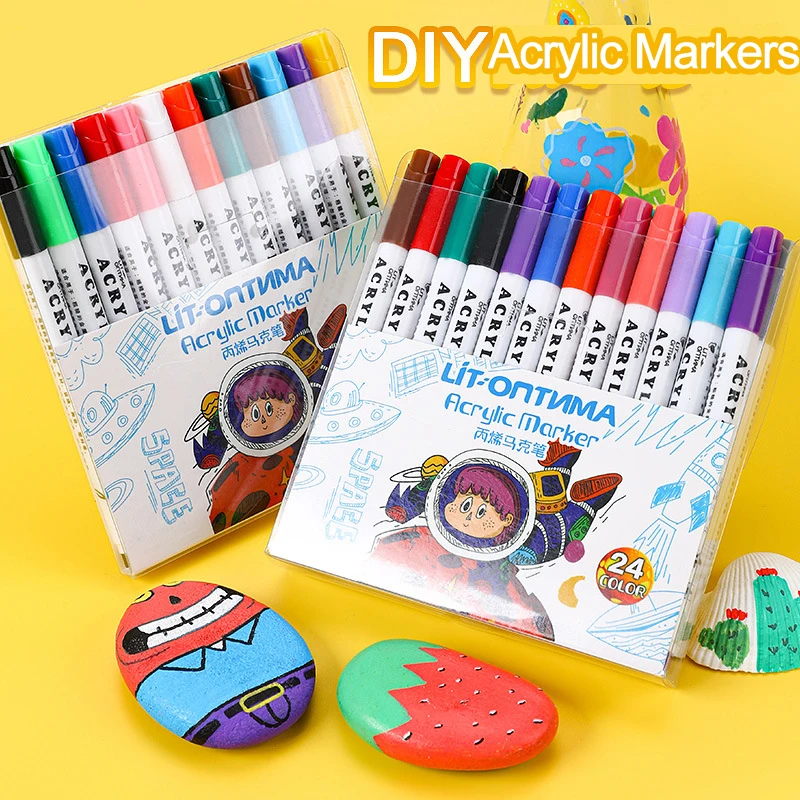 Washable Markers For Rock Painting, Mug, Ceramic, Glass, Wood, Fabric,canvas,metal