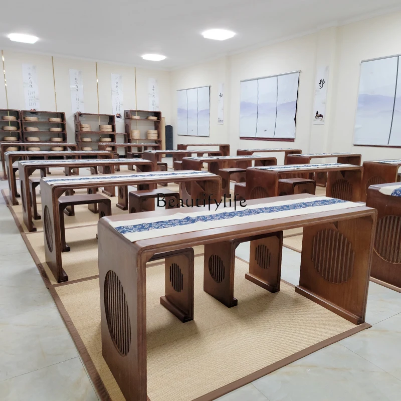 Стол для китайской каллиграфии античная синология твердая древесина стол и