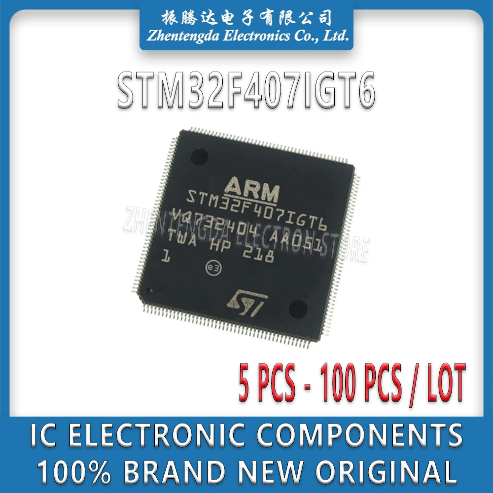 

STM32F407IGT6 STM32F407IG STM32F407 STM32F STM32 STM IC MCU Chip LQFP-176