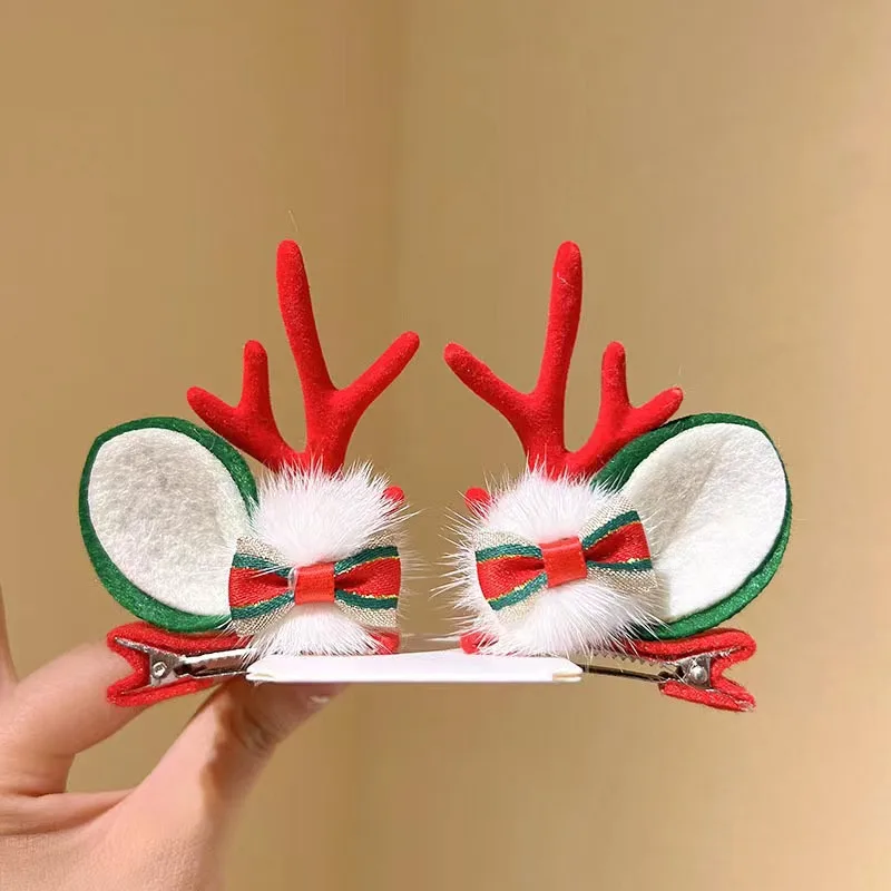

Christmas Headband Cute Female Elk Horn Headband Christmas Hair Clip