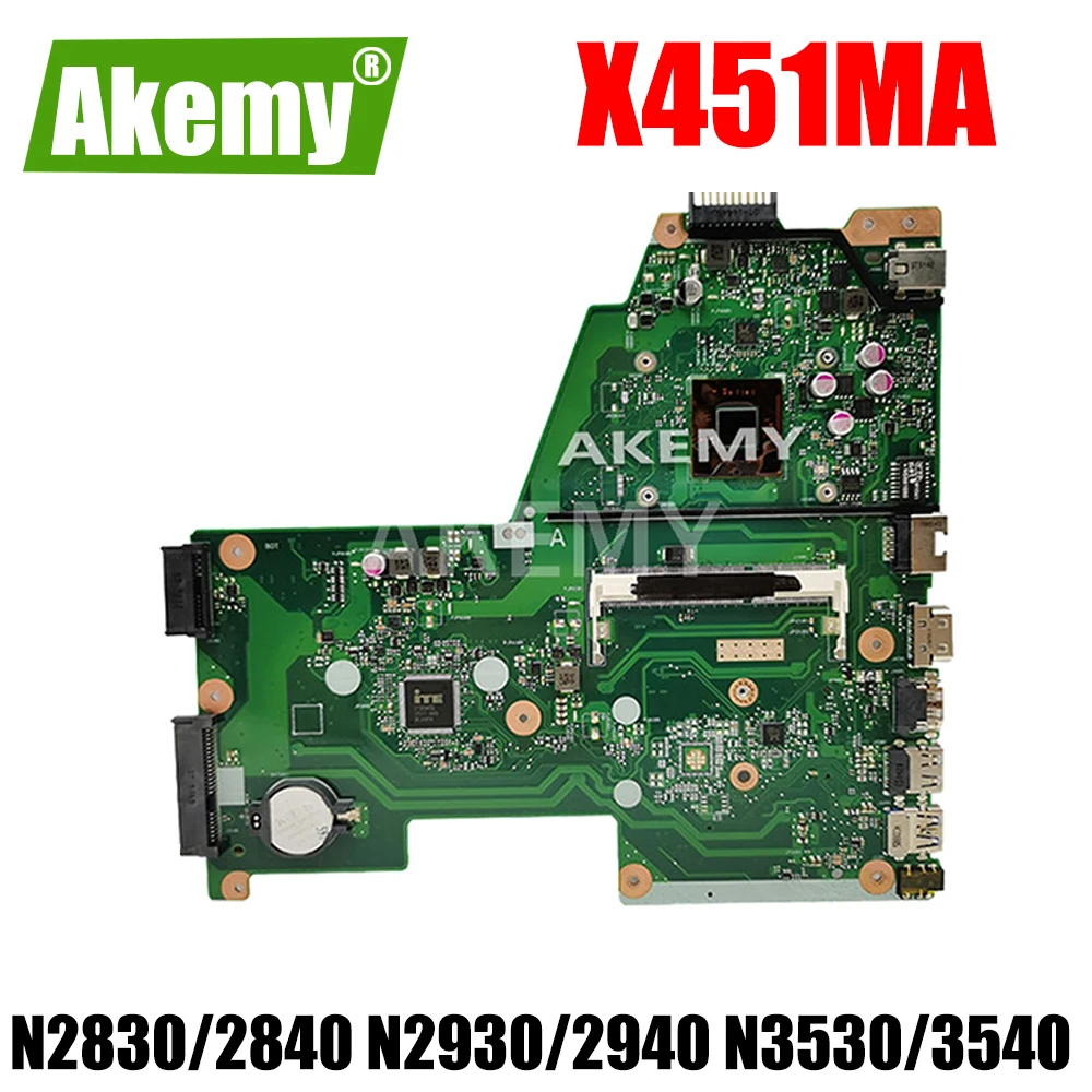 

X451MA laptop motherboard N2830 N2840 N2930 N2940 N3530 N3540 CPU For Asus F451M X451M X451MA motherboard Mainboard