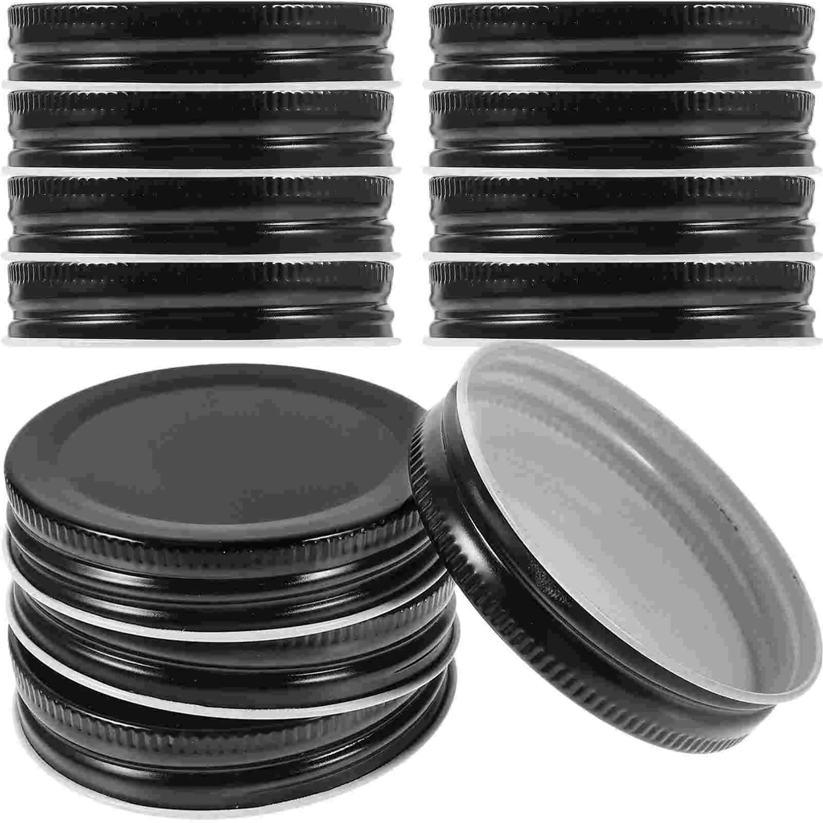 

12 Pcs Can Covers Practical Jar Sealed Reusable Canning Lids Tinplate Professional Convenient