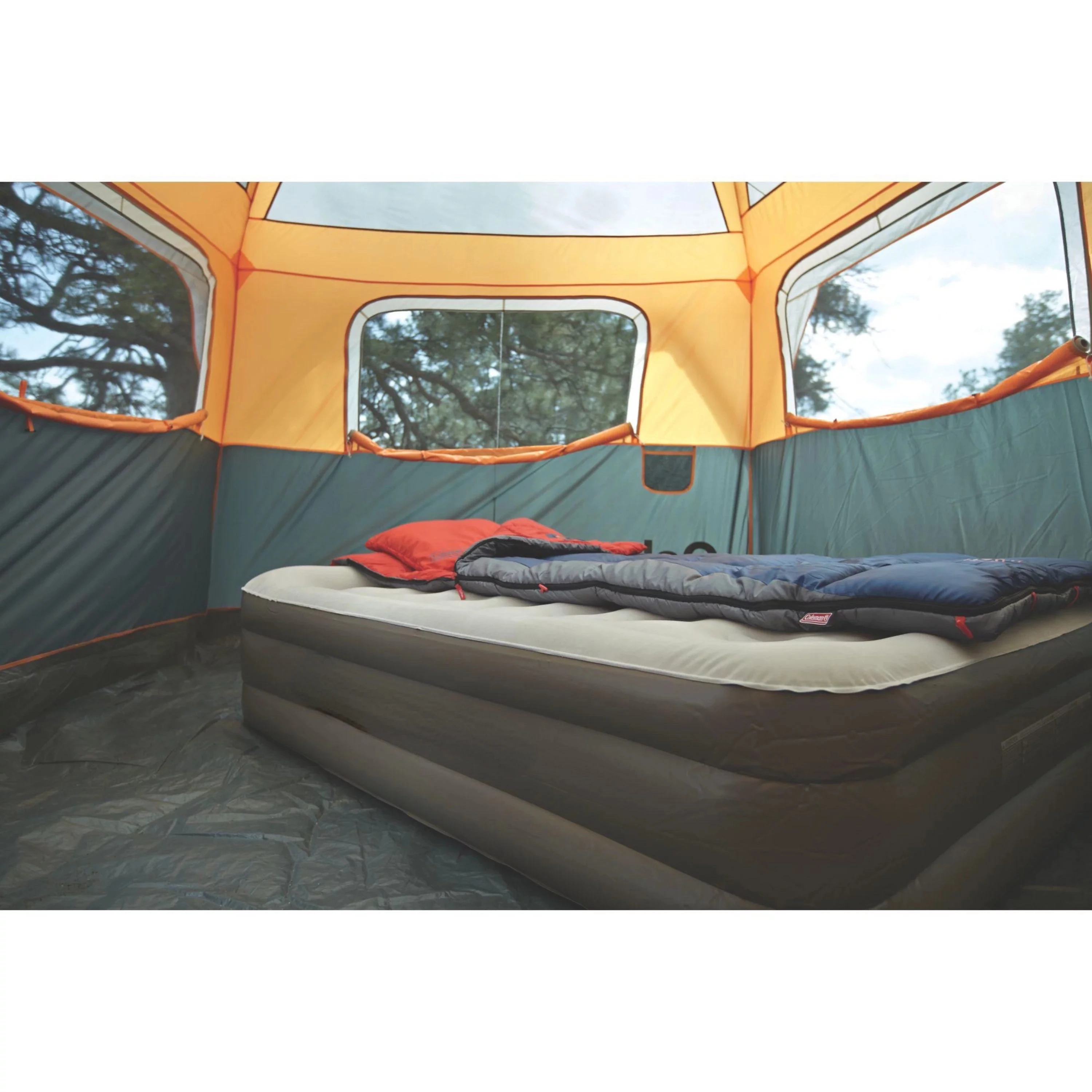

18" Double-High Airbed with Rechargeable , Twin