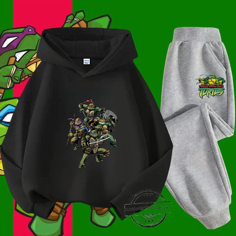 TMNT Детский Осенне-зимний Костюм С Толстовкой Длинными Рукавами Уличная