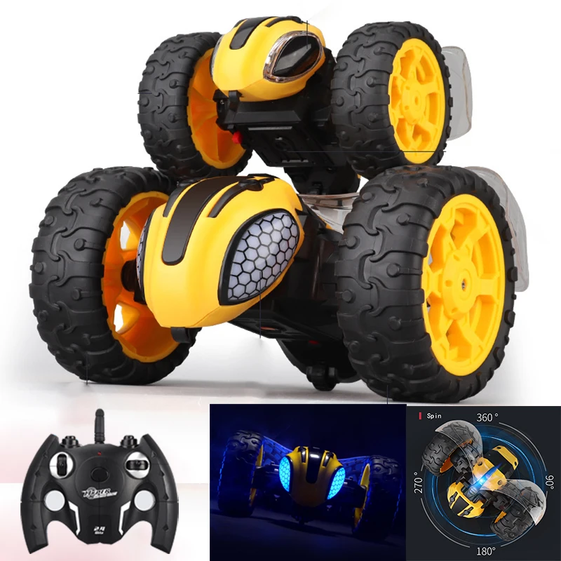 

Забавные крутые вещи RC трюк автомобиль рулон спин электрические игрушки дистанционное управление автомобили грузовые автомобили пчела жи...