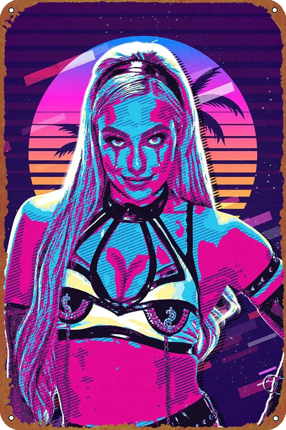 Металлическая жестяная вывеска Liv 8x12 в боксе ММА легенда винтажный постер