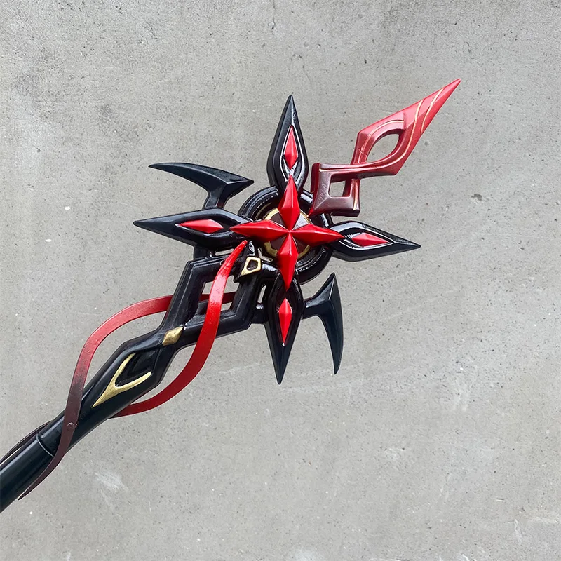 Arlecchino Spear Genshin ударопрочный косплей реквизит оружие на Хэллоуин Рождество