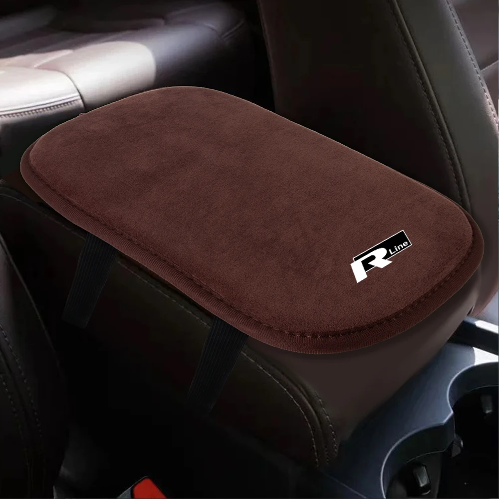 Коврики на подлокотник центральной консоли автомобиля нескользящая меховая