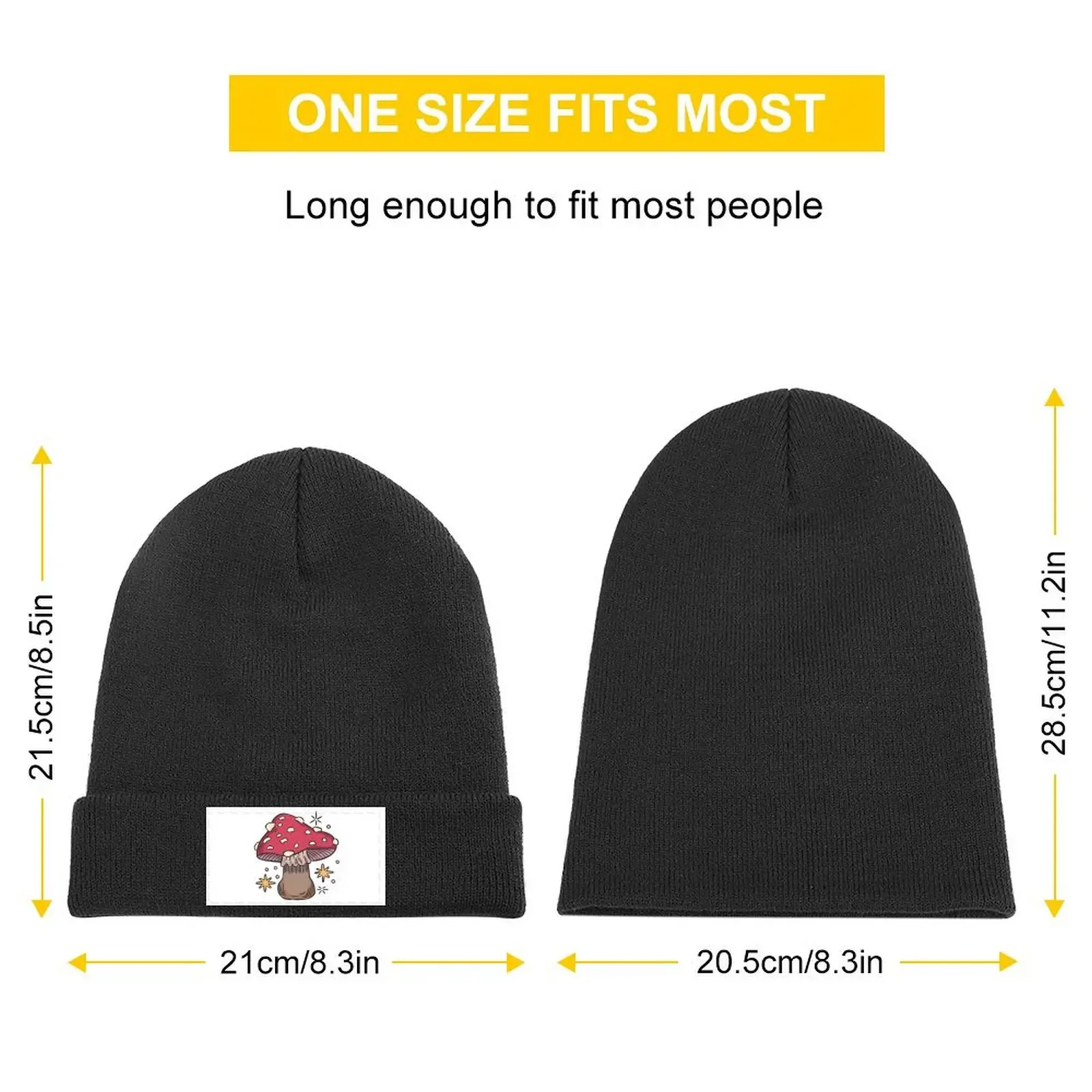 Вязаная шапка Magic Mushroom Bobble Hat Шляпа от солнца Мужские шапки Женские