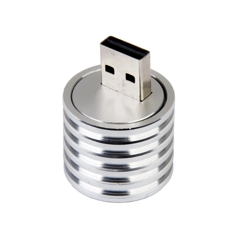 

3X Aluminum 3W USB LED Lamp Socket Spotlight Flashlight White Light