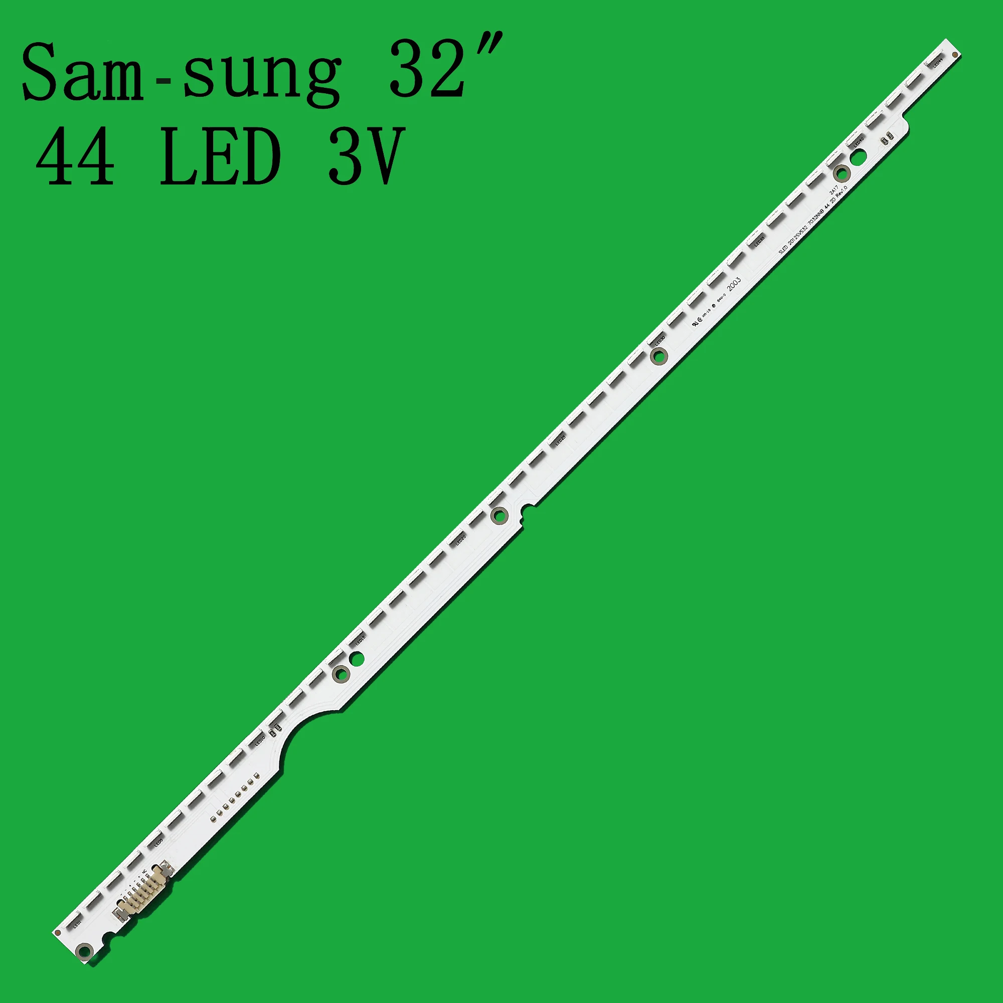 

3New 44LED 406mm LED strip for sam-sung UA32ES5500 UE32ES6100 SLED 2012svs32 7032nnb 2D V1GE-320SM0-R1 32NNB-7032LED-MCPCB