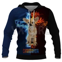 jesus chihuahua 3d printed hoodies unisex pullovers funny dog hoodie casual street tracksuit