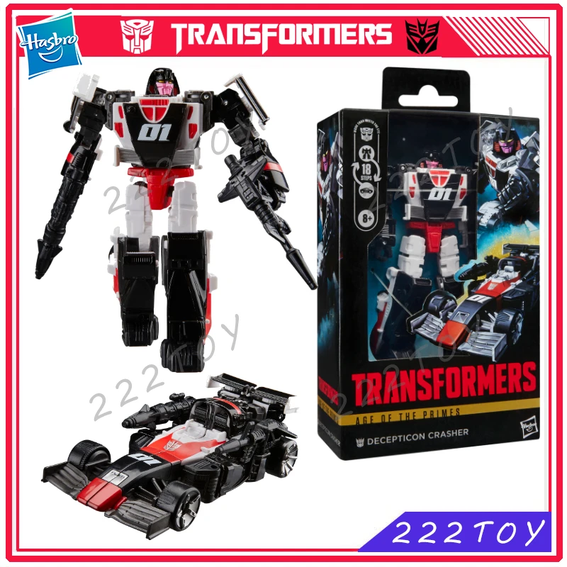 Фото Новые классические игрушки Hasbro Transformers Age Of The Primes, роскошные классические фигурки Decepticon Crasher, игрушки-роботы, коллекционные подарки для хобби №1