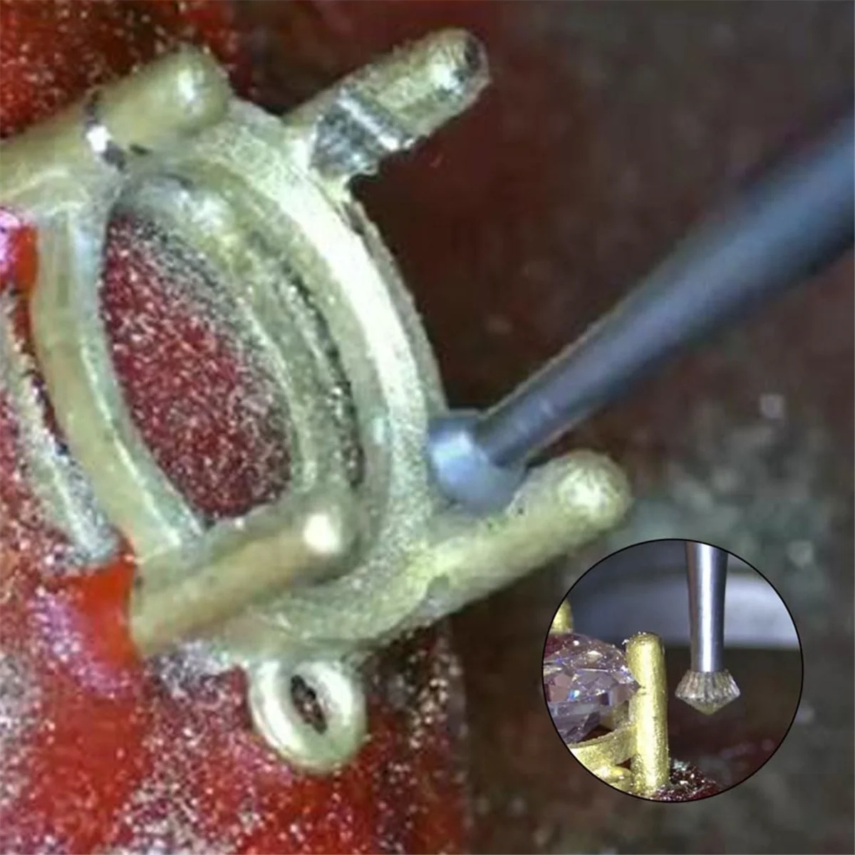 12 шт. 90° заусенцы Hart-3/32 дюйма хвостовик 90 градусов боры в форме сердца ювелирные