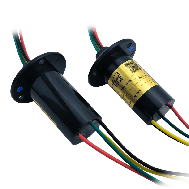 Скользящее кольцо вала внешний диаметр 30 мм 4 провода ток 20 А шина стандартная