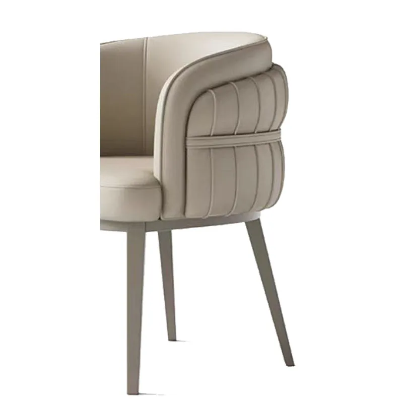 Современные городские обеденные стулья в итальянском стиле Iight Iuxury мебель Ieather