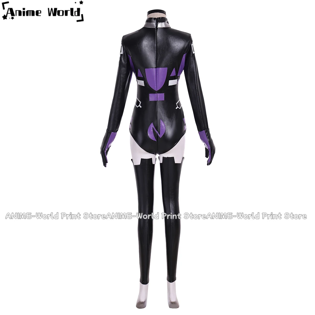 Костюм для косплея нептуния размер на заказ супер размеры черный фиолетовый