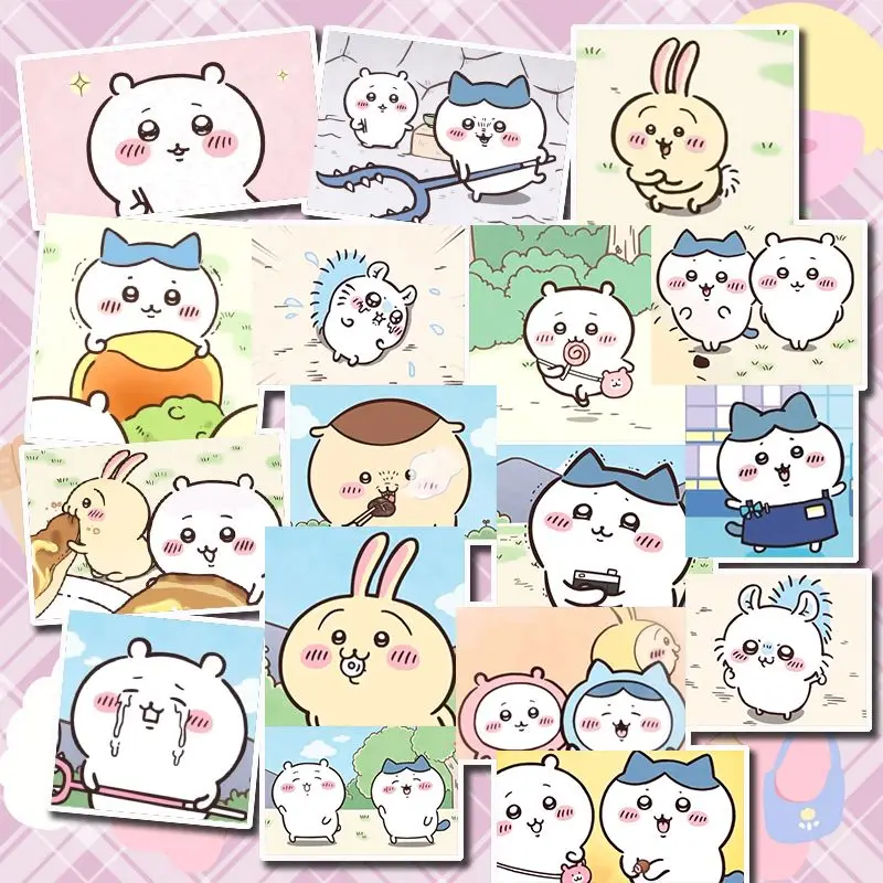 

Chiikawa аниме наклейка Usagi Hachiware мультфильм наклейки ноутбук телефон IPad Чехол Декор мультфильм студент канцтовары школы