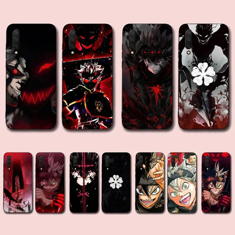 

Anime Black Clover Phone Case for Xiaomi mi 5 6 8 9 10 lite pro SE Mix 2s 3 F1 Max2 3