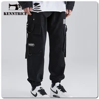 kenntrice mens casual pants hip hop spring fashion autumn style streetwear baggy stylish wide male comfortable trousers for man