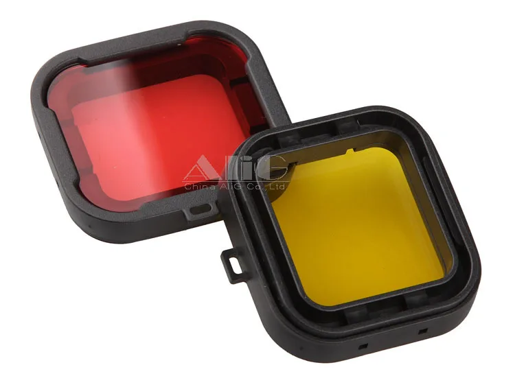 

Camera filter Yellow & Red color polarizer UV lens filter for GoPro hero 3+ Hero 4 mini camcorder accessories