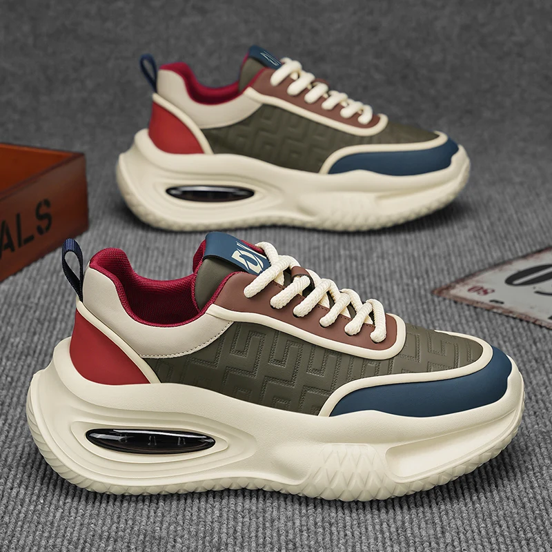 Мужские кроссовки модная обувь для скейтборда мужчин нескользящая спортивная