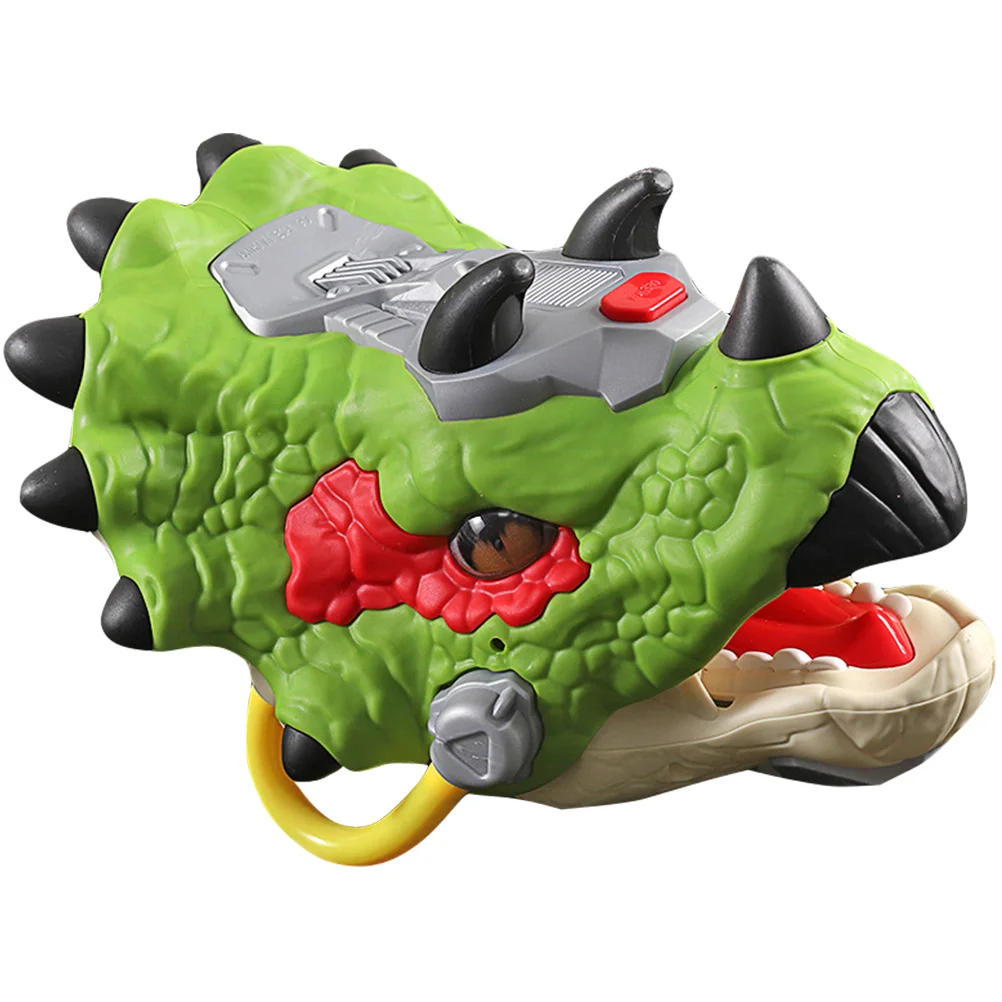 

Hand Puppet Educational Dinosaur Toy Light Sound Cartoon Realistic Story Telling Decorative