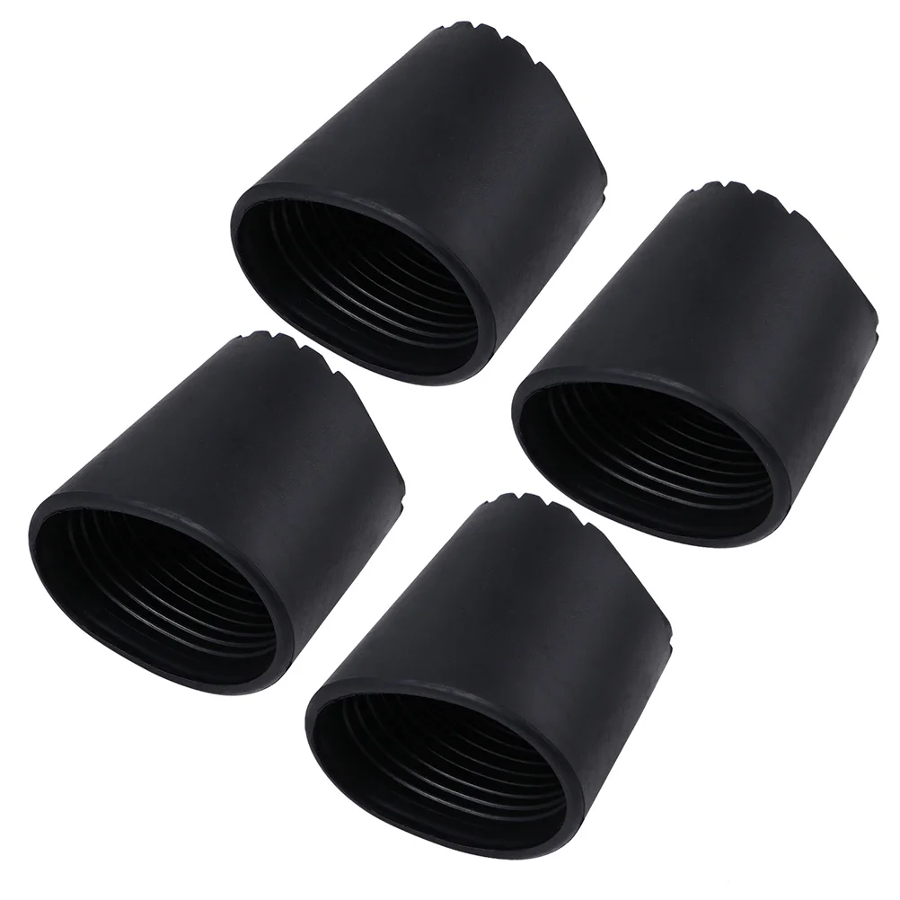 

4 Pcs Folding Ladder Mat Rubber Foot Feet Floor Protectors Anti-skid Leg Chair Legs