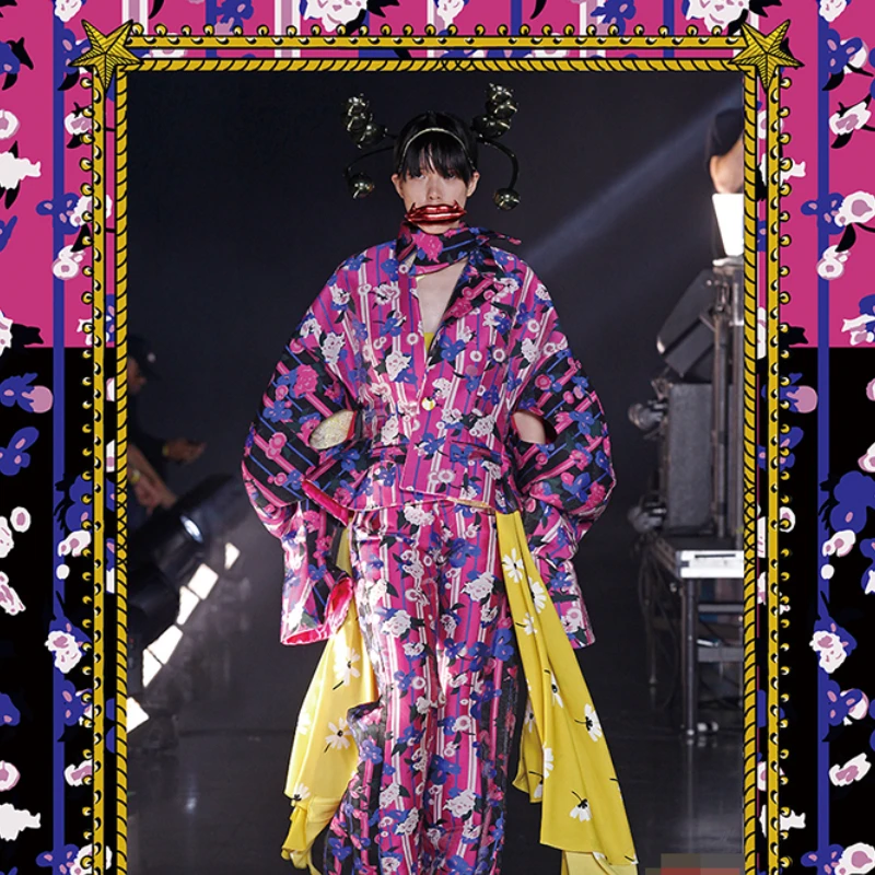 

50x147cm Brand New Fashion Show Factory Custom Printing Handmade DIY Clothing Polyester Fabrics Cloth for Dress