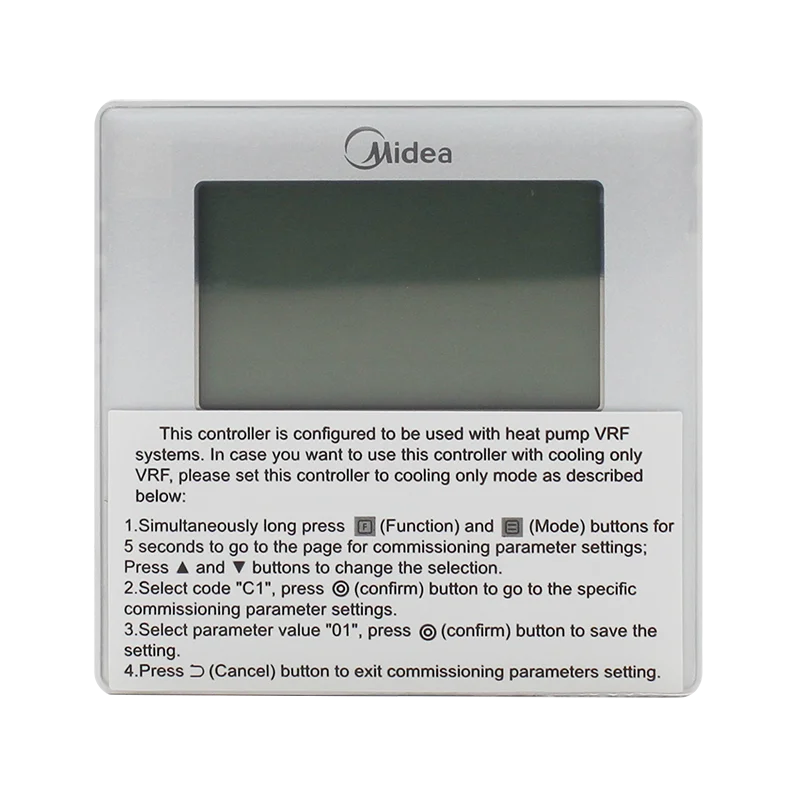 

Пульт дистанционного управления в сборе WDC-86E/KD KJR-86E/BFKD-E Номер детали 17317100003096 Для внутреннего блока Midea, новый и оригинальный