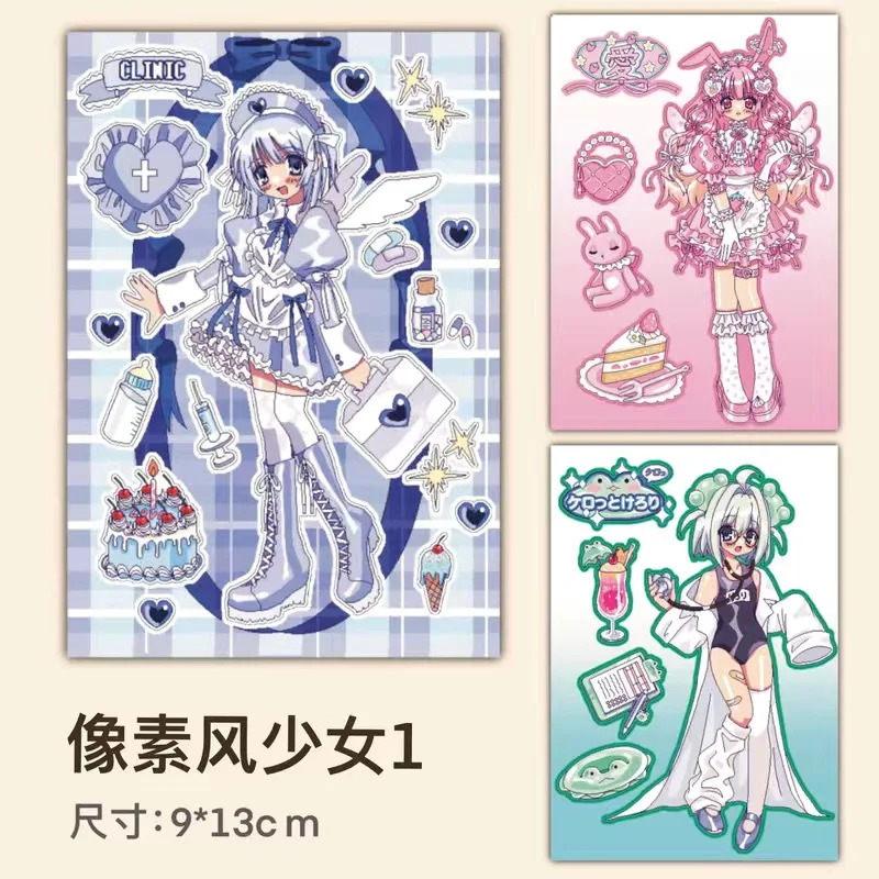 Крутые аниме наклейки наклейки многоразовые крутые гонки